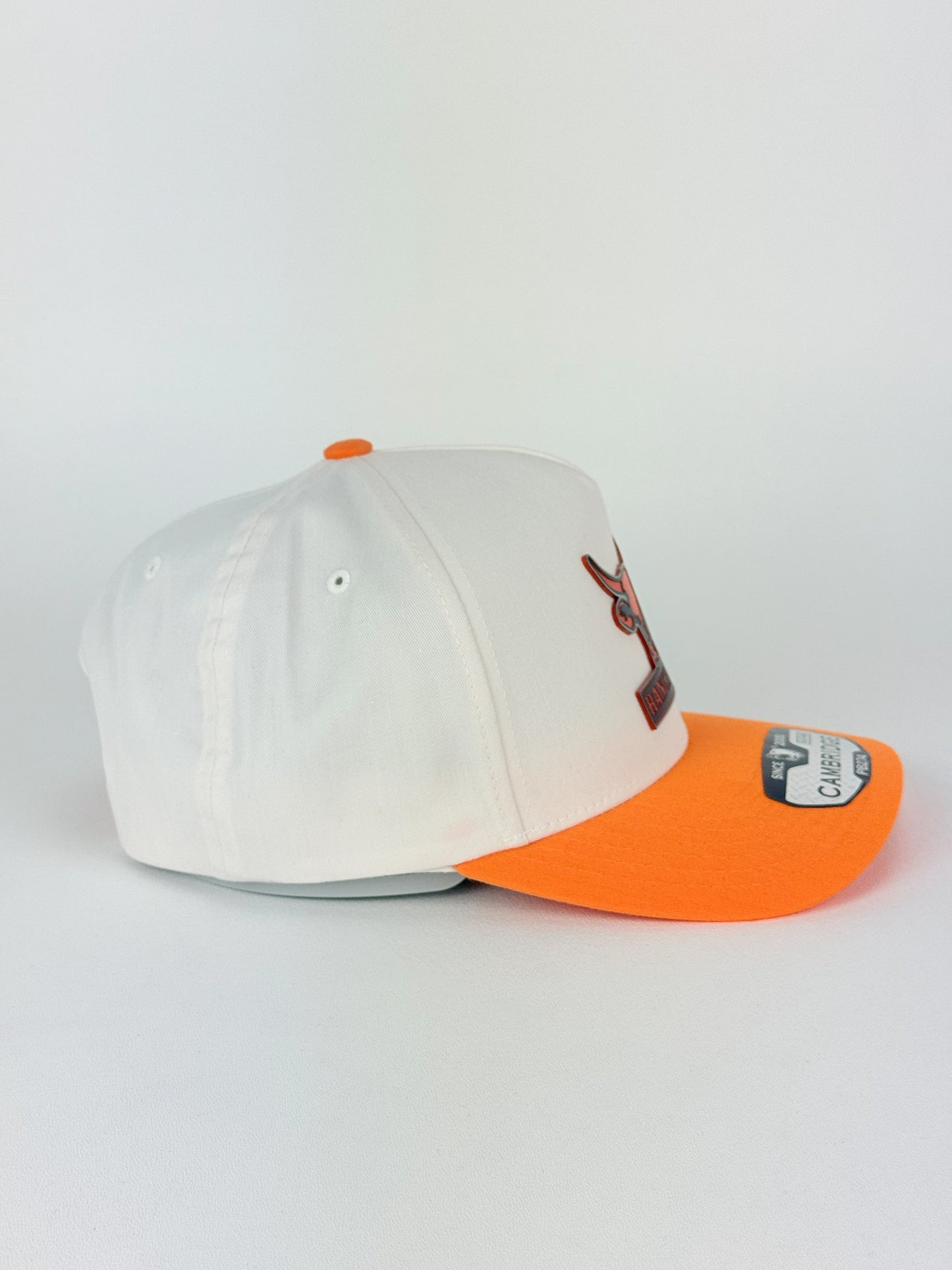 Ranch Life Trucker Hat – PB274 High Frame (Cream/Orange)